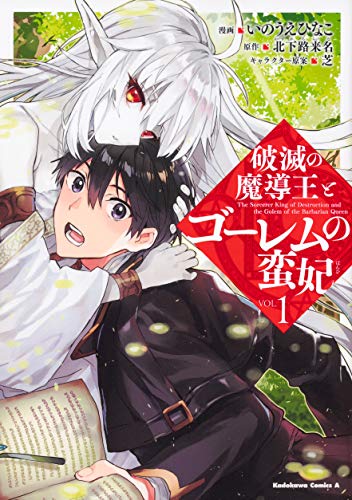 破滅の魔導王とゴーレムの蛮妃 1の表紙画像